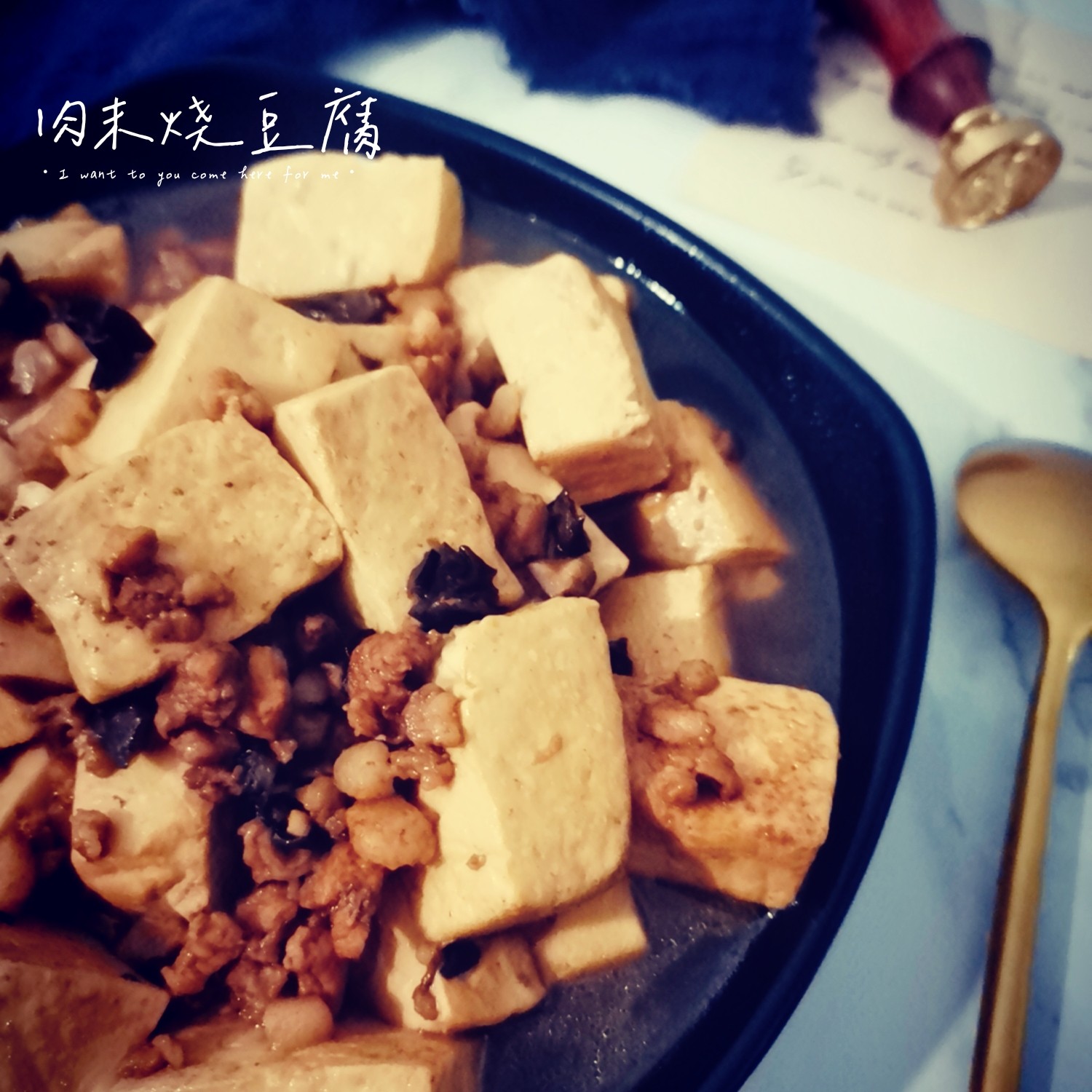 肉末燒豆腐的做法-咸鮮味燒菜譜
