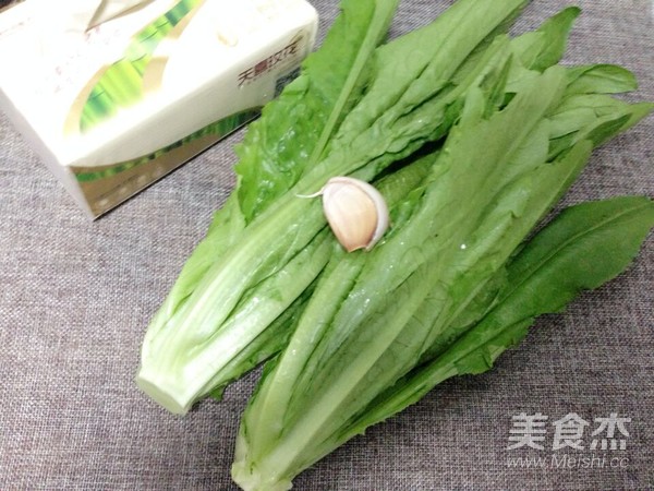 蒜炒油麥菜的做法-家常味炒菜譜