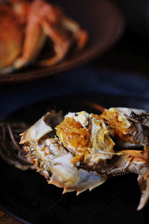 清蒸螃蟹有講究的做法-家常味蒸菜譜