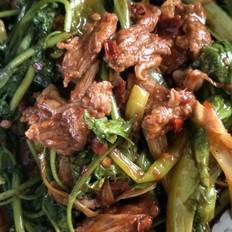 牛肉鍋，辣味牛肉，扒拉鍋的做法-家常味炒菜譜