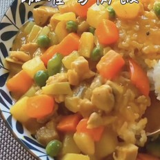 咖喱雞肉飯的做法-家常味炒菜譜