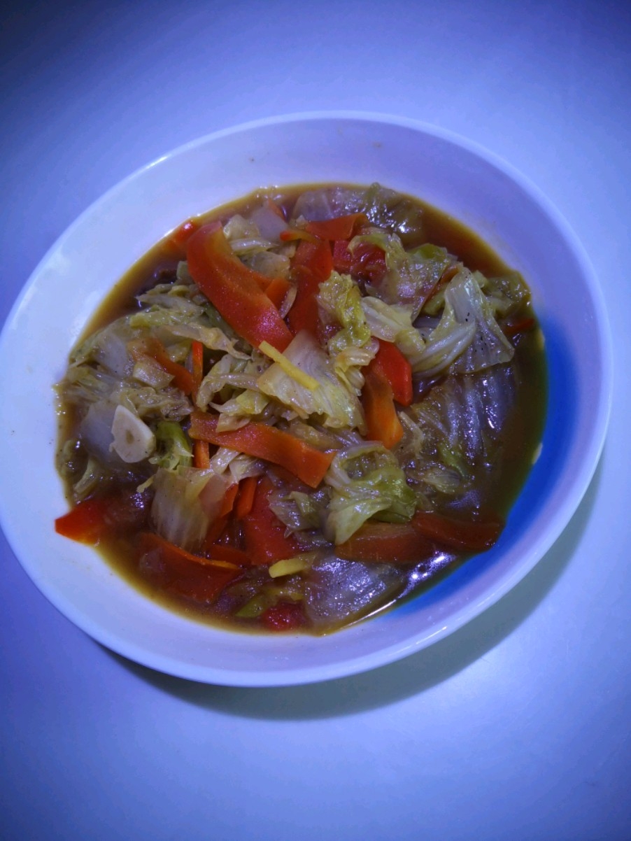 大白菜炒胡蘿卜的做法-家常味炒菜譜