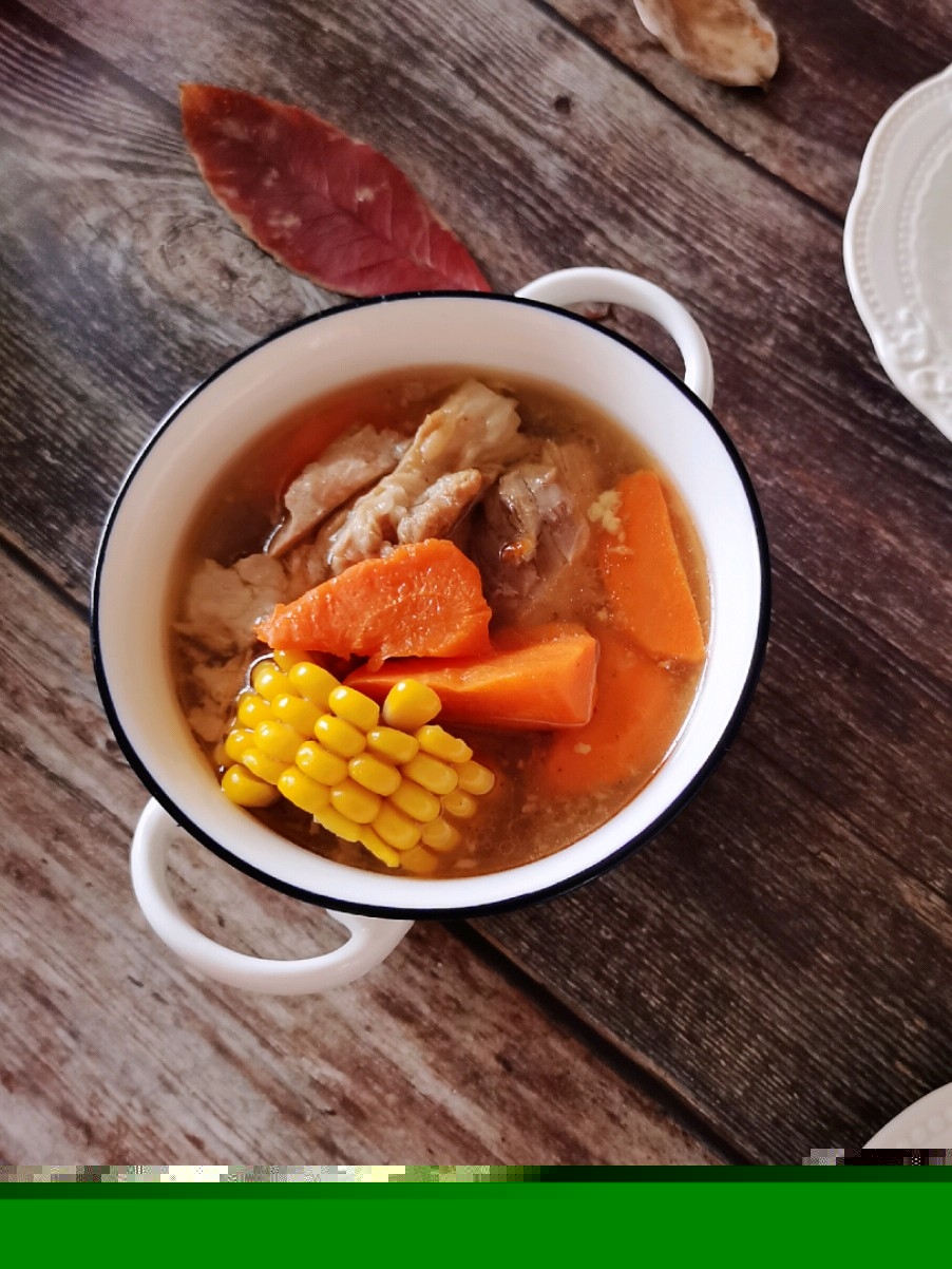 胡蘿卜玉米大骨湯的做法-家常味燉菜譜