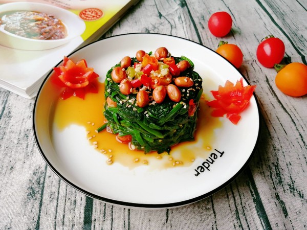 涼拌菠菜的做法-酸辣味煮菜譜-易網健康養生網 涼拌菠菜的做法-酸辣味煮菜譜