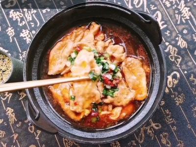 水煮雞片的做法-麻辣味煮菜譜