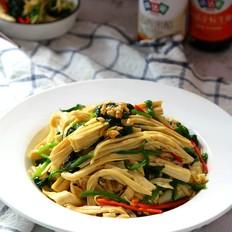 腐竹拌菠菜的做法-咸鮮味拌菜譜