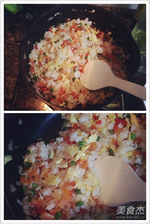 簡易版蛋炒飯的做法-家常味炒菜譜