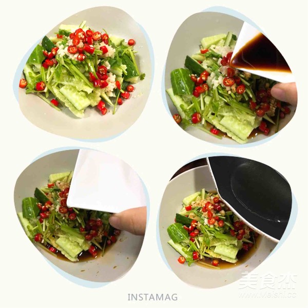 涼拌青瓜的做法-酸辣味拌菜譜-易網健康養生網 涼拌青瓜的做法-酸辣味拌菜譜