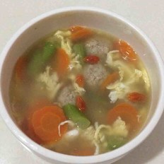 絲瓜雞蛋肉丸湯的做法-家常味煮菜譜