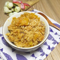 南瓜雞肉燜飯的做法-家常味燜菜譜