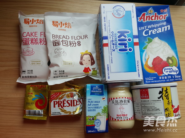 乳酪肉松包的做法-咸鮮味烘焙菜譜