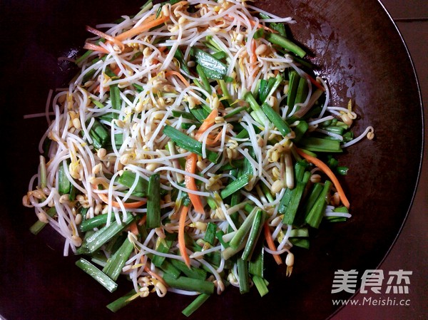 素炒豆芽的做法-家常味炒菜譜