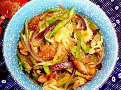 蕓豆粉絲的做法-家常味燉菜譜