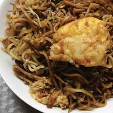 綠豆芽雞蛋炒面的做法-家常味炒菜譜