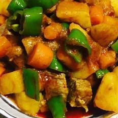 紅咖喱牛肉的做法-咖喱味煮菜譜