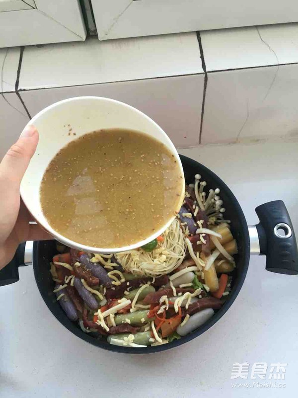 韓國年糕芝士火鍋的做法-咖喱味燉菜譜