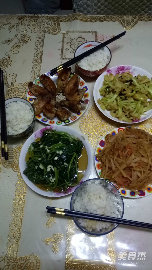 美味的雞翅根的做法-黑椒味煎菜譜