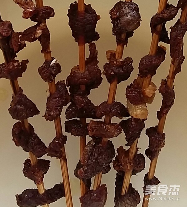 干炸羊肉串的做法-咸鮮味炸菜譜