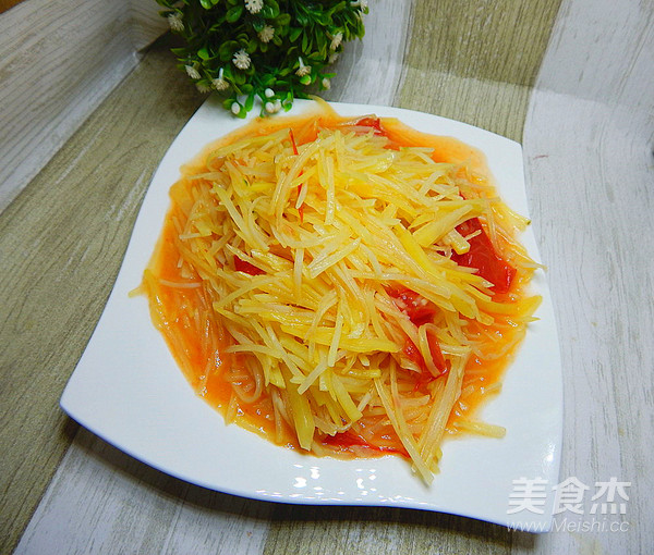 西紅柿炒土豆絲的做法-家常味炒菜譜-易網(wǎng)健康養(yǎng)生網(wǎng) 西紅柿炒土豆絲的做法-家常味炒菜譜