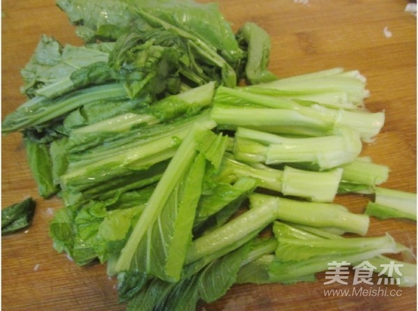 美味咸蛋肉沫芥菜湯的做法-家常味煮菜譜