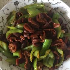 尖椒肥腸的做法-家常味炒菜譜