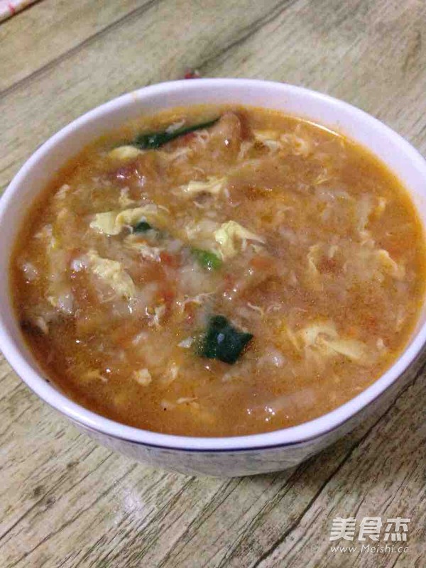 西紅柿疙瘩湯的做法-咸鮮味其它工藝菜譜