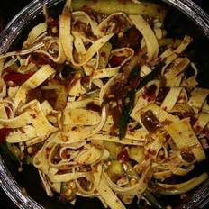 涼拌豆皮的做法-麻辣味煮菜譜