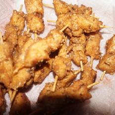 谷雨孜然香辣牙簽肉的做法-香辣味炸菜譜