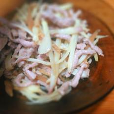 仔姜肉絲的做法-家常味炒菜譜