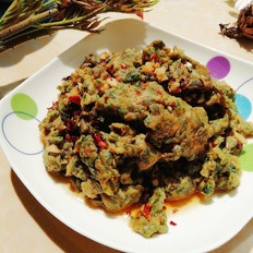 刺嫩芽煎蛋的做法-香辣味煎菜譜