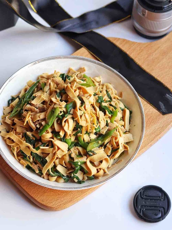 韭菜千張炒肉絲的做法-家常味炒菜譜