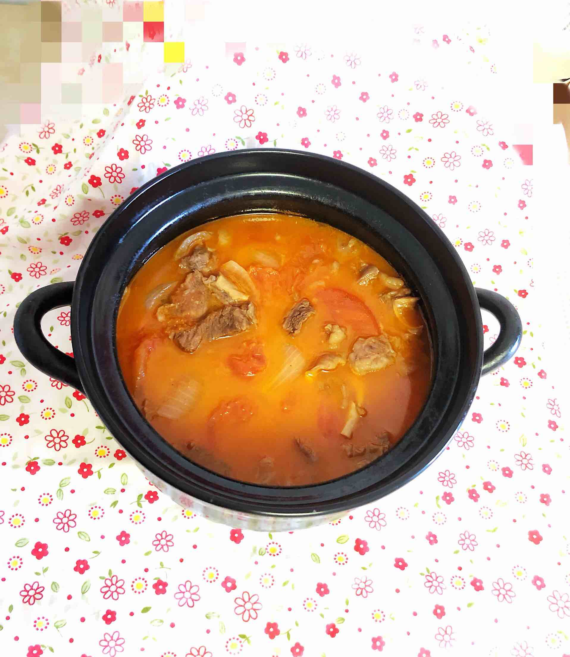 西紅柿燉牛腩的做法-家常味燉菜譜