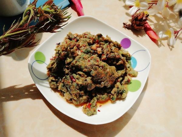 刺嫩芽煎蛋的做法-香辣味煎菜譜-易網健康養生網 刺嫩芽煎蛋的做法-香辣味煎菜譜