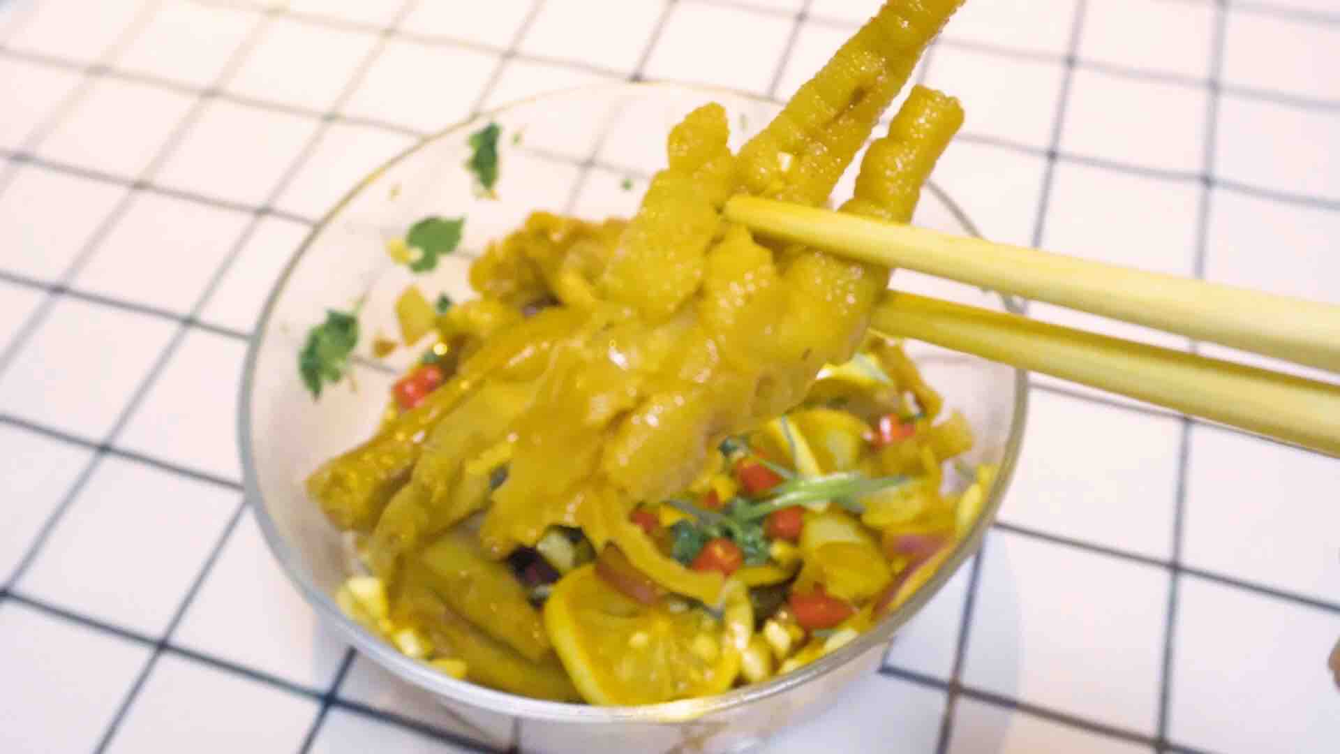 檸檬鳳爪的做法-酸辣味拌菜譜