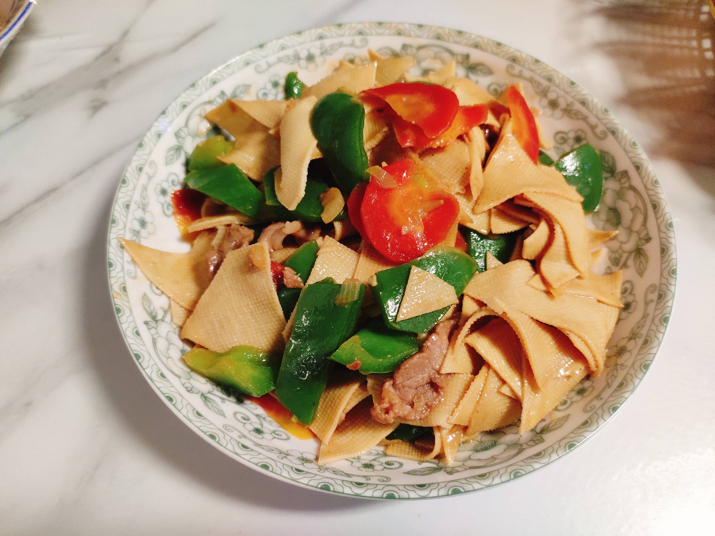 肉炒干豆腐的做法-咸鮮味炒菜譜