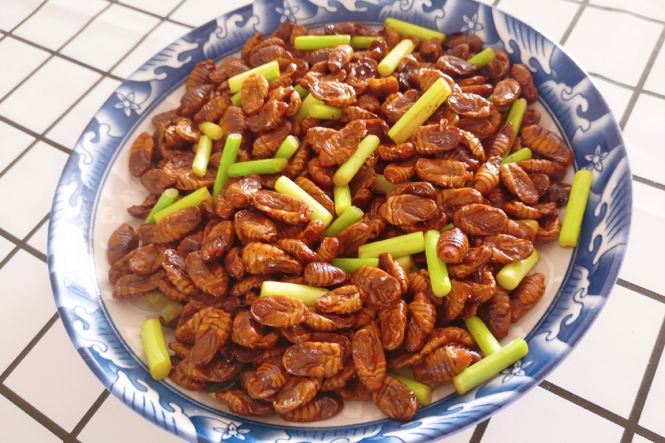 炒蠶蛹的做法-家常味炒菜譜-易網健康養生網 炒蠶蛹的做法-家常味炒菜譜