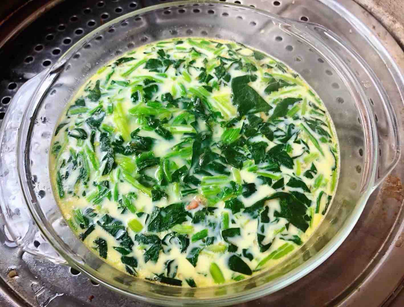 三文魚菠菜蒸蛋羹的做法-家常味蒸菜譜