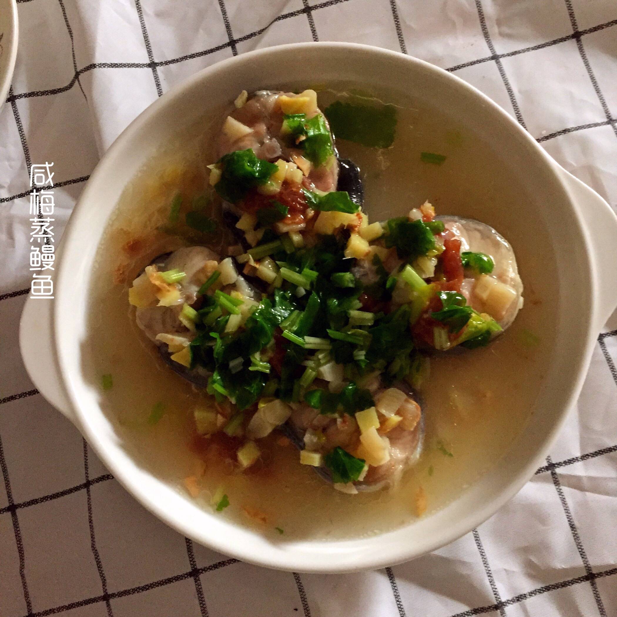 解膩開胃——咸酸梅蒸鰻魚的做法-咸鮮味蒸菜譜