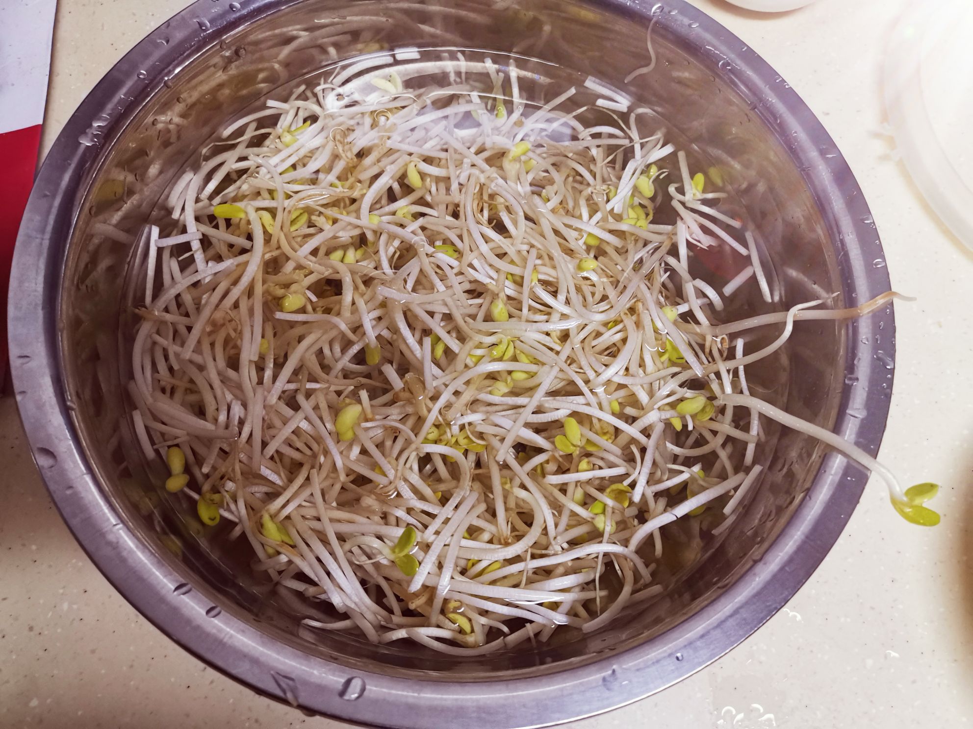 醋溜黃豆芽的做法-家常味炒菜譜