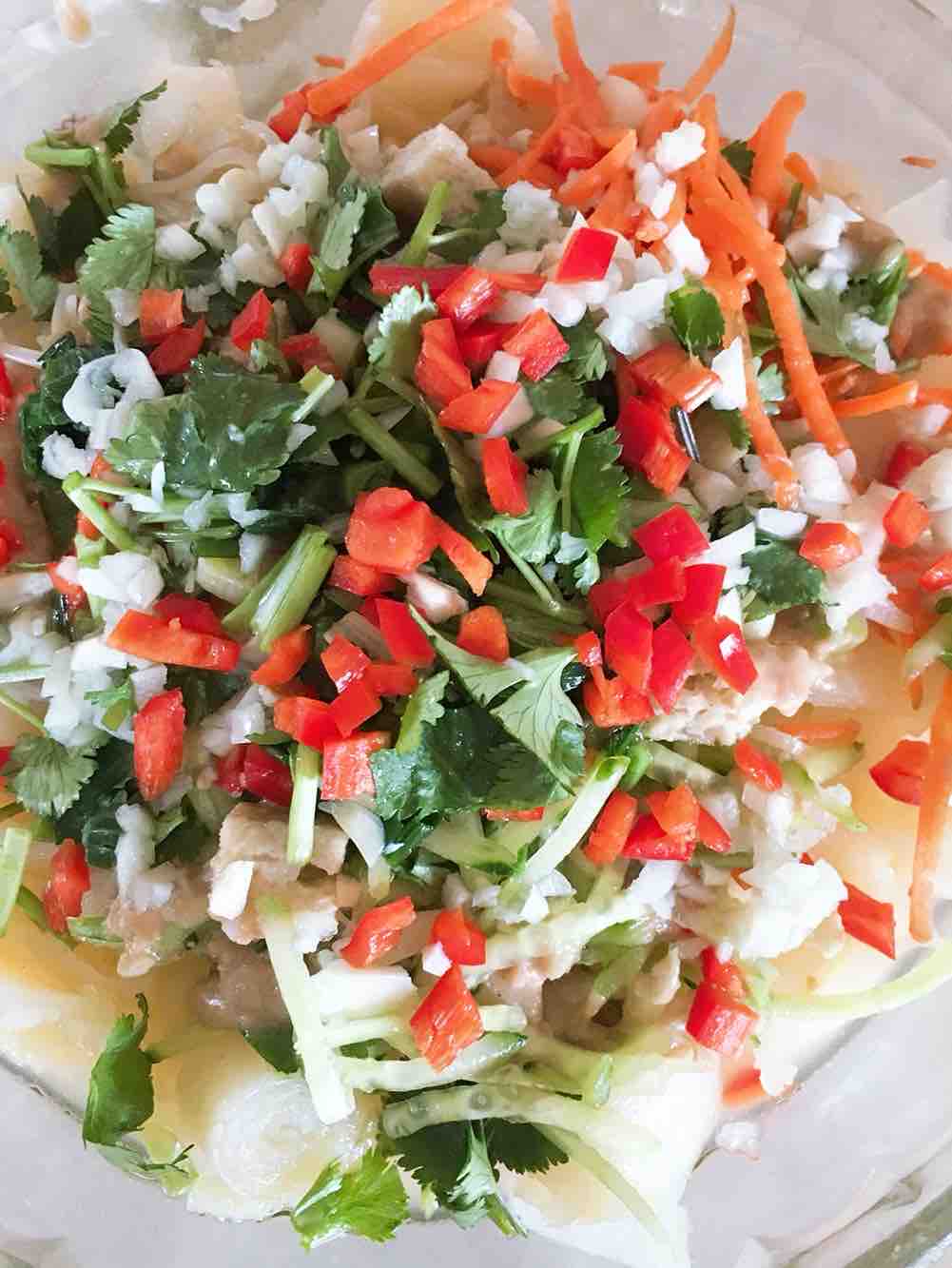 自制涼皮的做法-蒜香味蒸菜譜