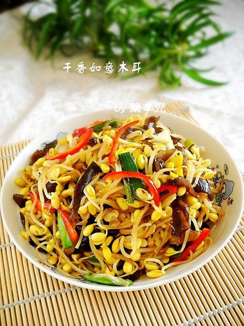 干香如意木耳的做法-家常味炒菜譜