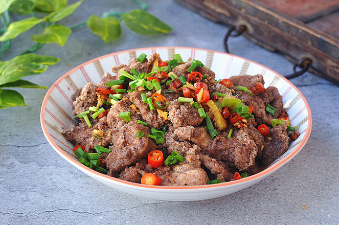 黑麥粉蒸雞肉的做法-家常味蒸菜譜