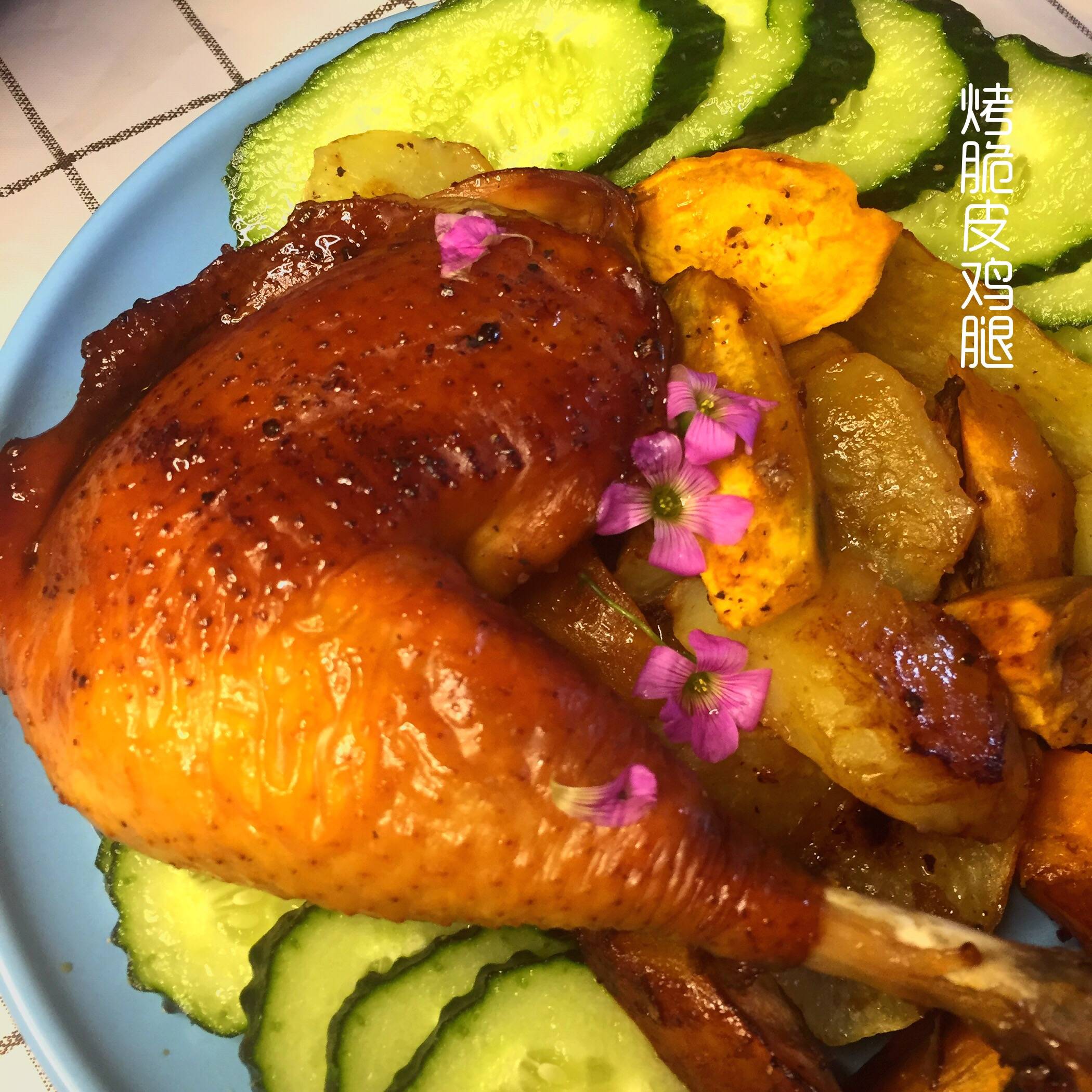 快手烤箱菜集合之烤脆皮雞腿(含薯塊)的做法-家常味烤菜譜-易網健康養生網 快手烤箱菜集合之烤脆皮雞腿(含薯塊)的做法-家常味烤菜譜