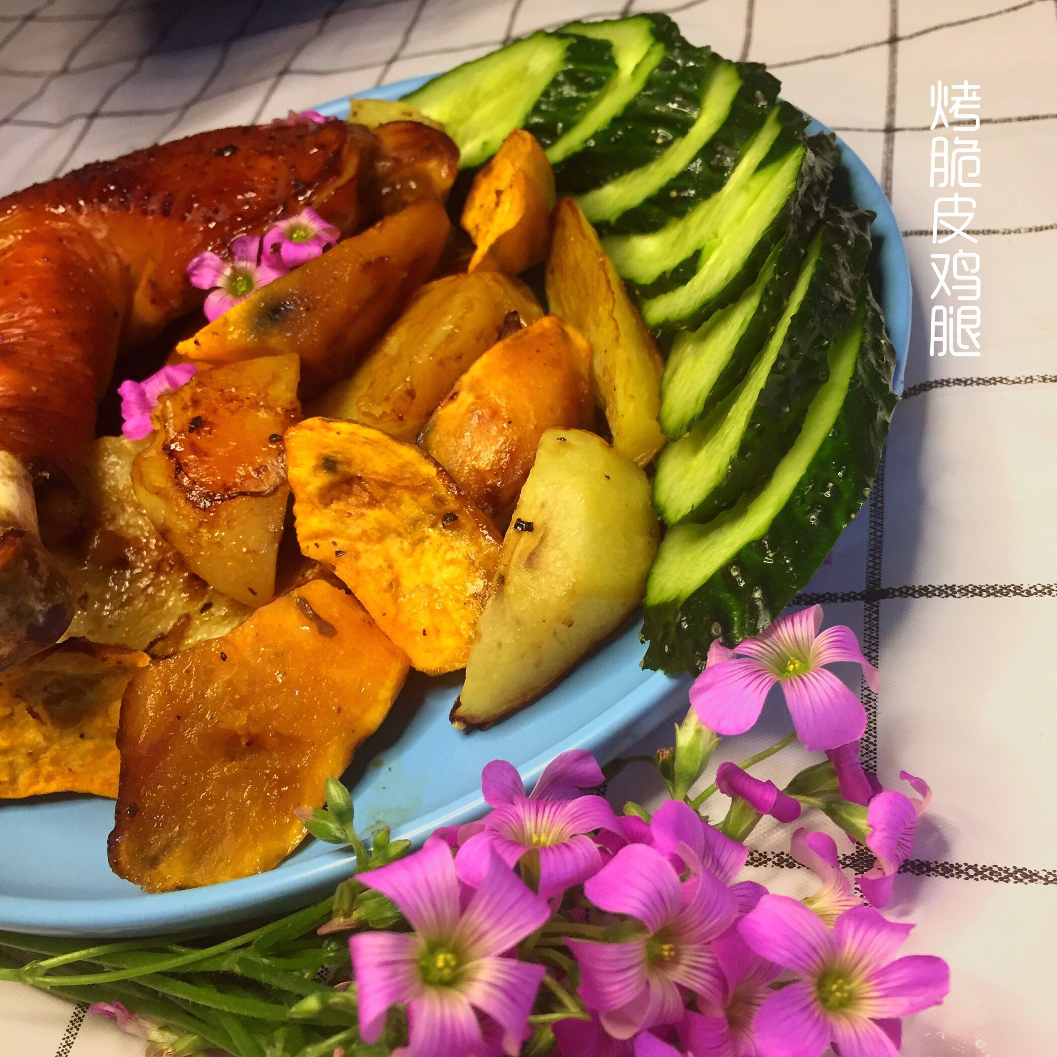 快手烤箱菜集合之烤脆皮雞腿(含薯塊)的做法-家常味烤菜譜-易網健康養生網 快手烤箱菜集合之烤脆皮雞腿(含薯塊)的做法-家常味烤菜譜