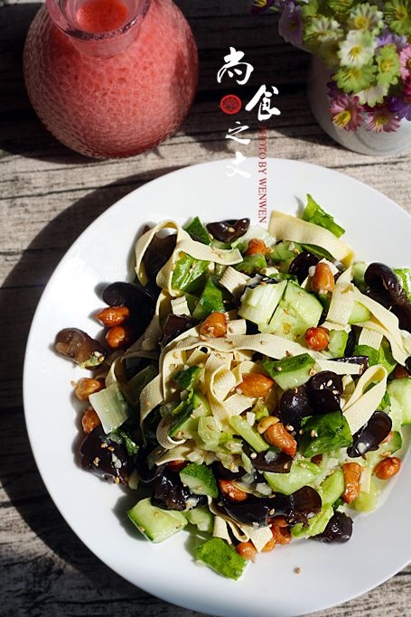 干豆腐素雜拌的做法-酸甜味拌菜譜