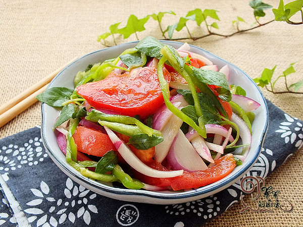 新疆老虎菜的做法-咸鮮味拌菜譜