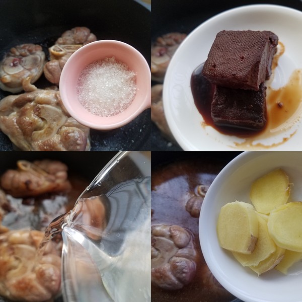 蘆筍腐乳豬肘的做法-家常味燉菜譜