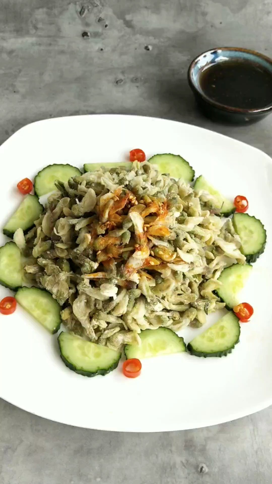 蒸槐花的做法-家常味蒸菜譜