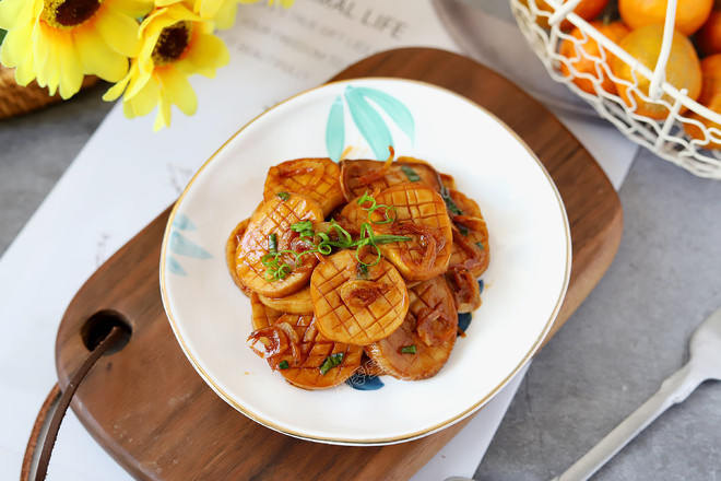 醬汁蝦皮杏鮑菇的做法-家常味燒菜譜