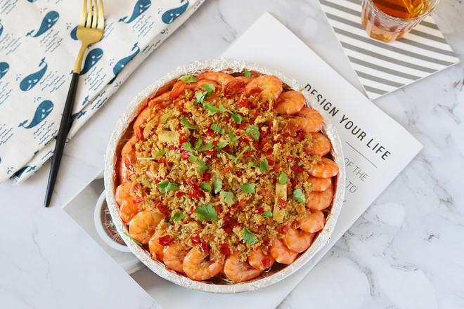 蒜蓉粉絲烤蝦的做法-蒜香味烤菜譜